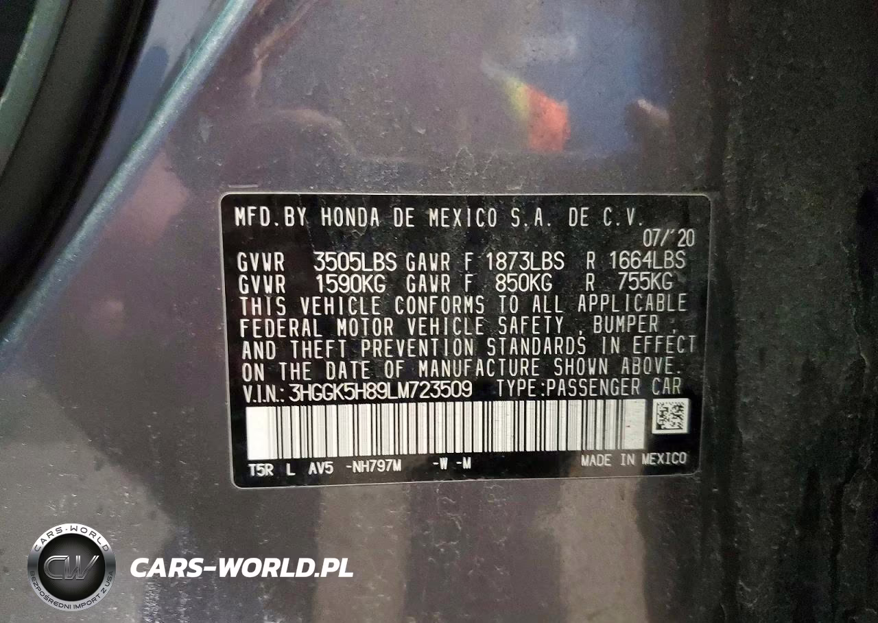 2020 Honda Fit Ex VIN:3HGGK5H89LM723509 - 14