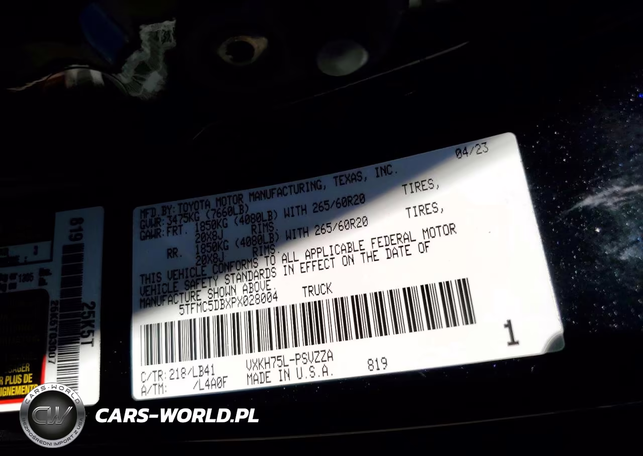 2023 Toyota Tundra 1794 Edition Hv VIN:5TFMC5DBXPX028004 - 13