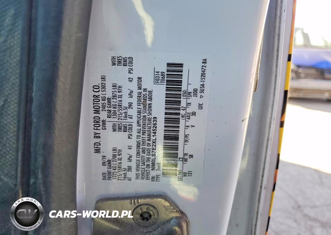 2020 Ford Transit Connect Xl VIN:NM0LS7E2XL1452639 - 12