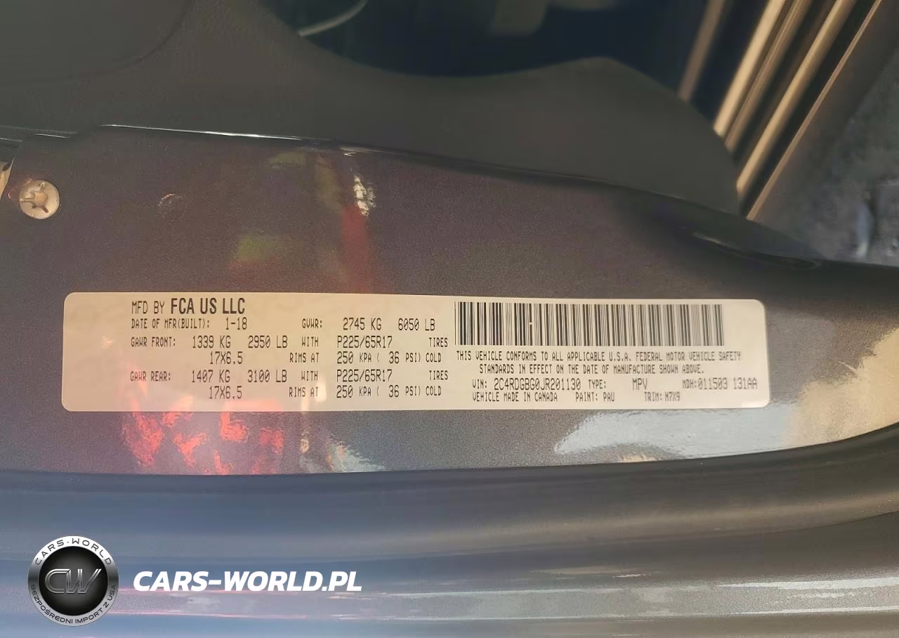 2018 Dodge Grand Caravan Se VIN:2C4RDGBG0JR201130 - 13