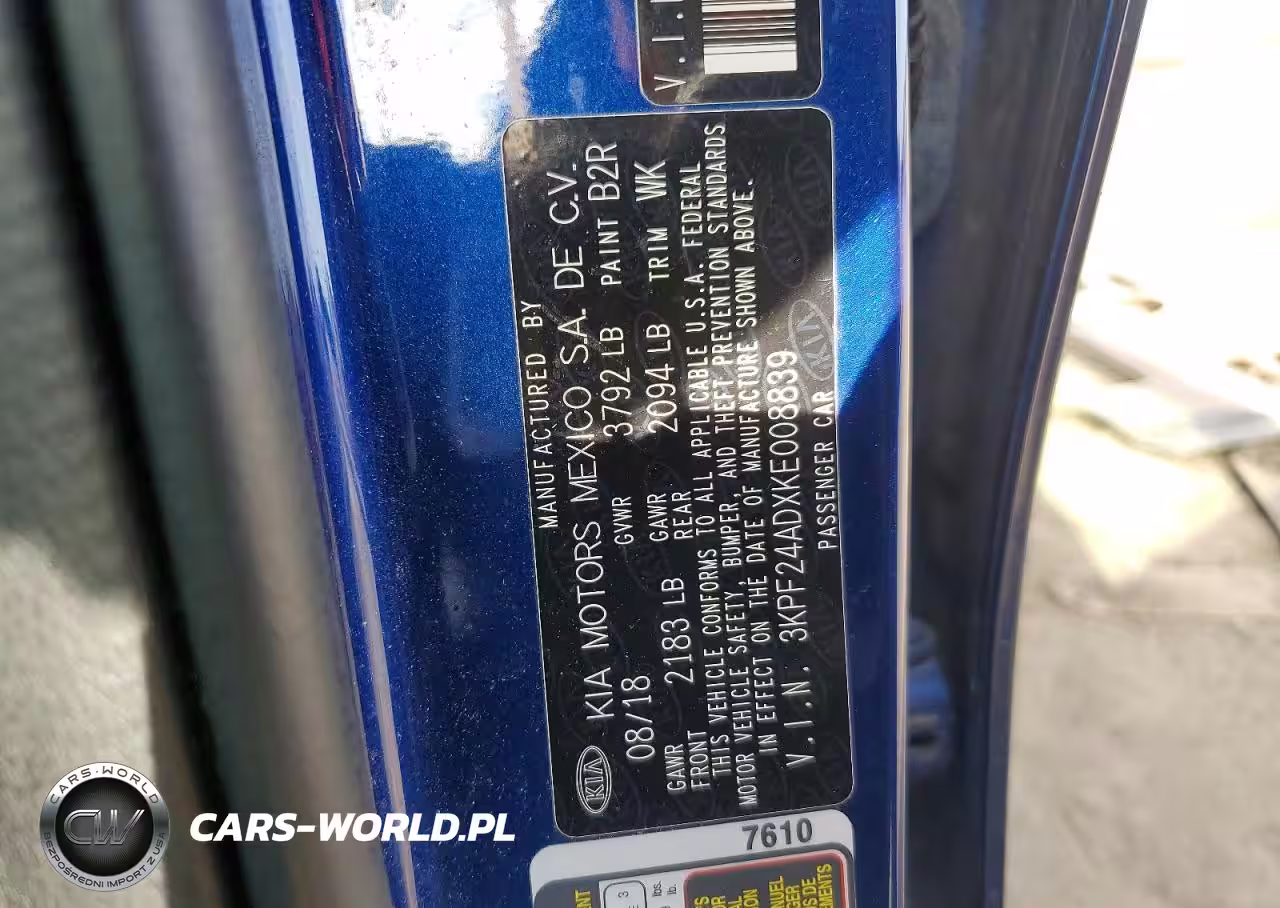 2019 Kia Forte Lxs VIN:3KPF24ADXKE008839 - 12