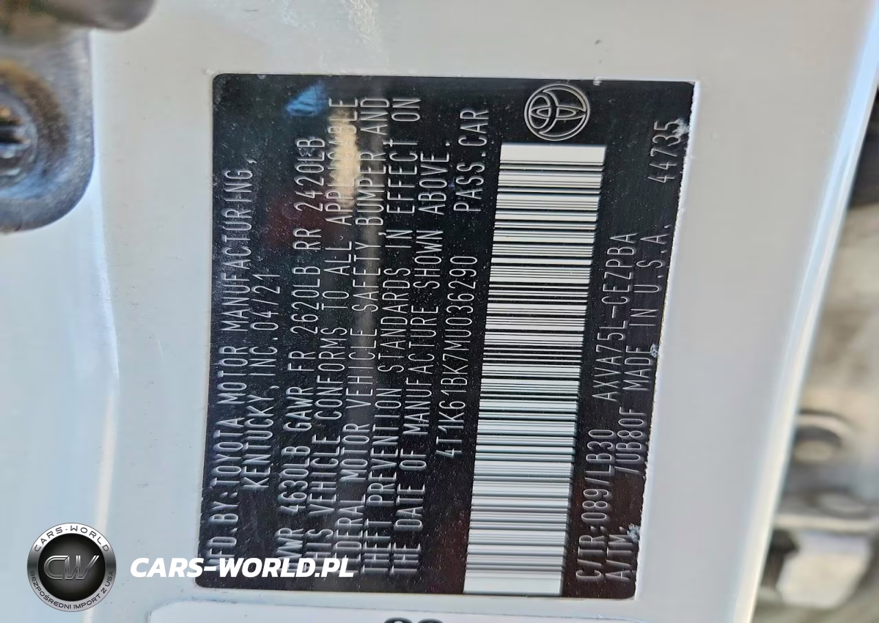2021 Toyota Camry Xse VIN:4T1K61BK7MU036290 - 12
