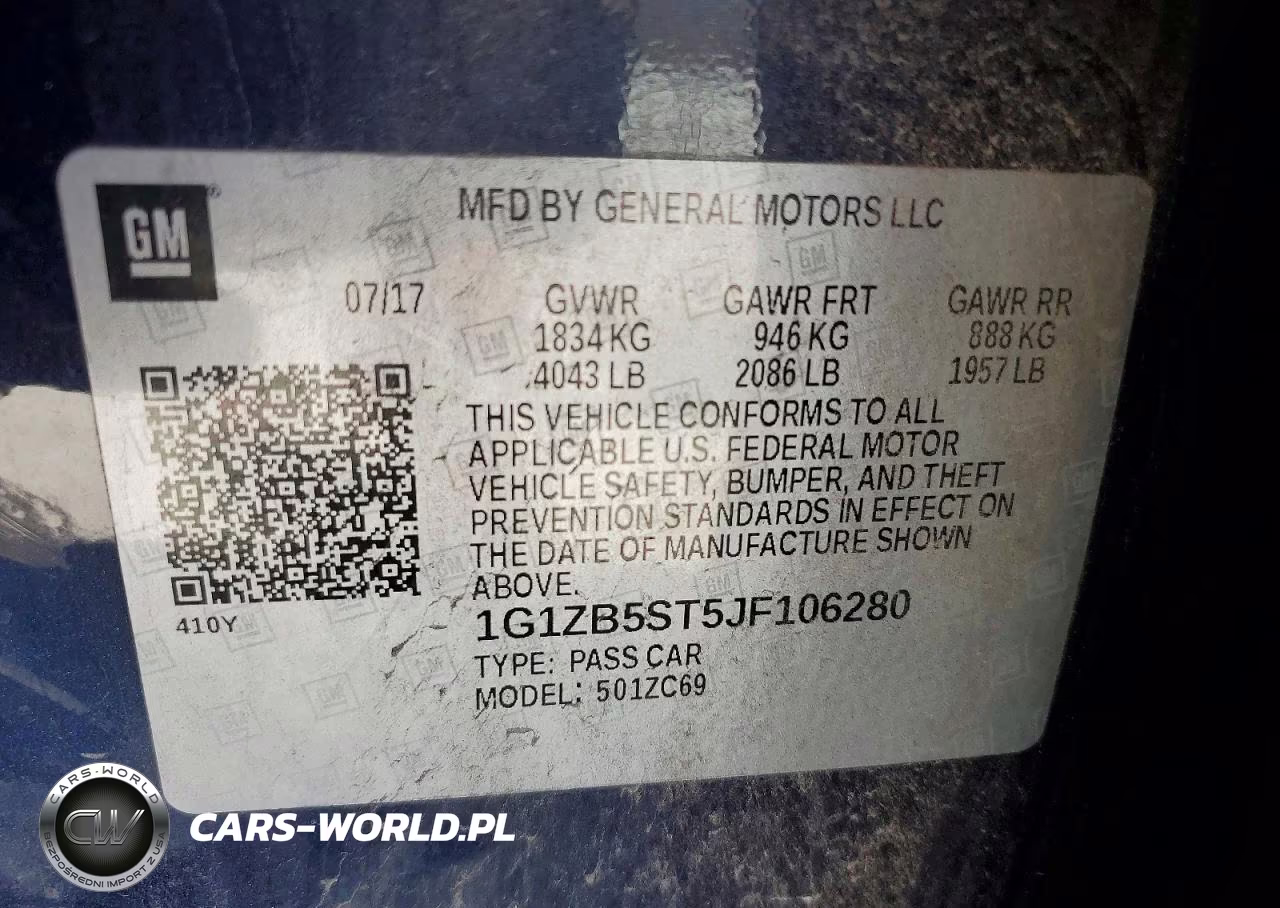 2018 Chevrolet Malibu Ls VIN:1G1ZB5ST5JF106280 - 13