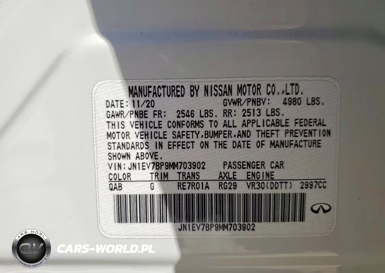 2021 Infiniti Q50 Luxe VIN:JN1EV7BP9MM703902 - 12
