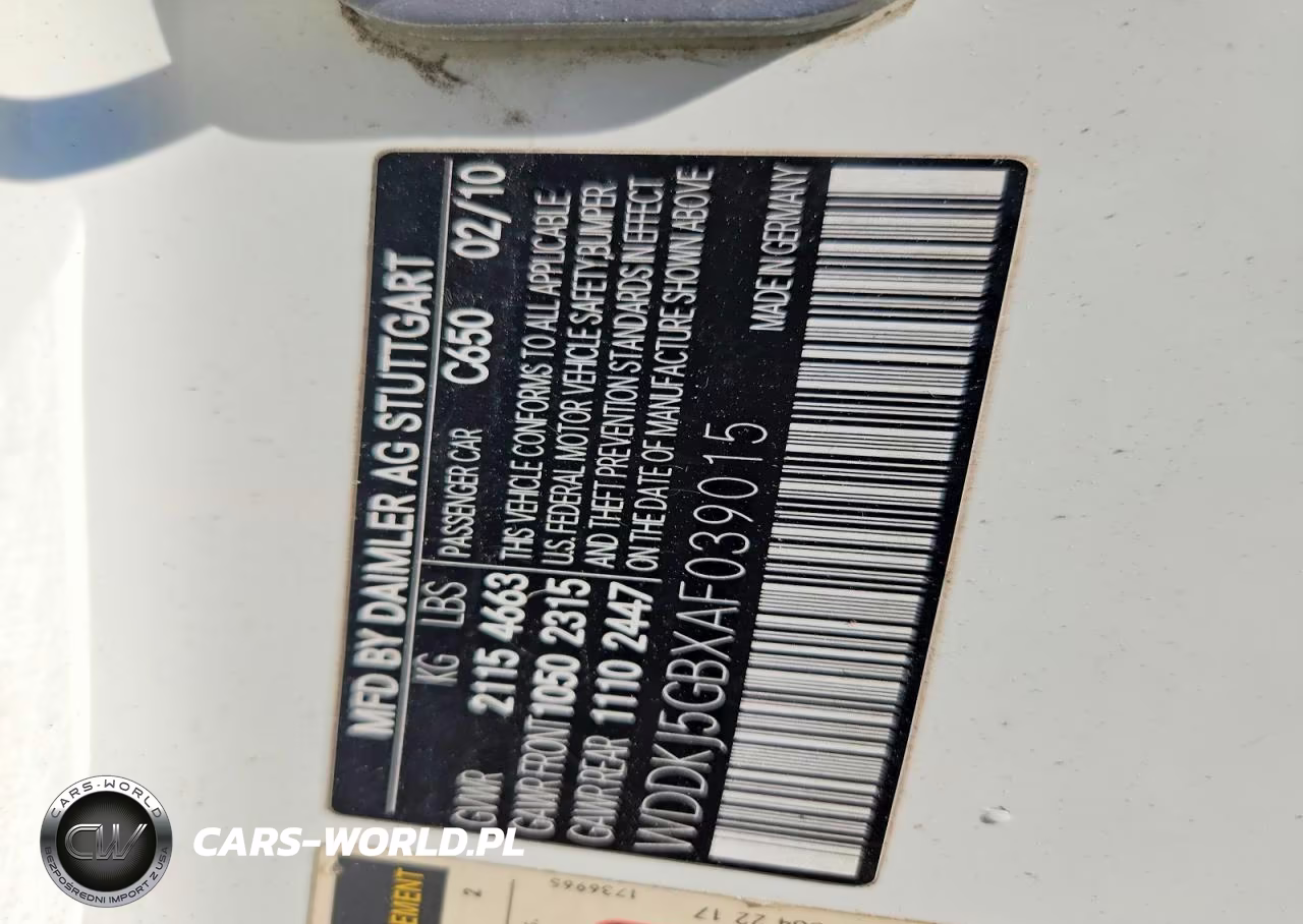 2010 Mercedes-Benz E 350 VIN:WDDKJ5GBXAF039015 - 12