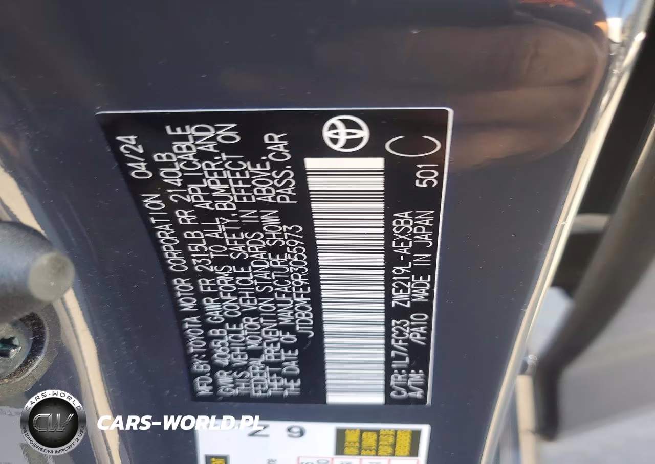 2024 Toyota Corolla Hybrid Se VIN:JTDBCMFE9R3055973 - 12