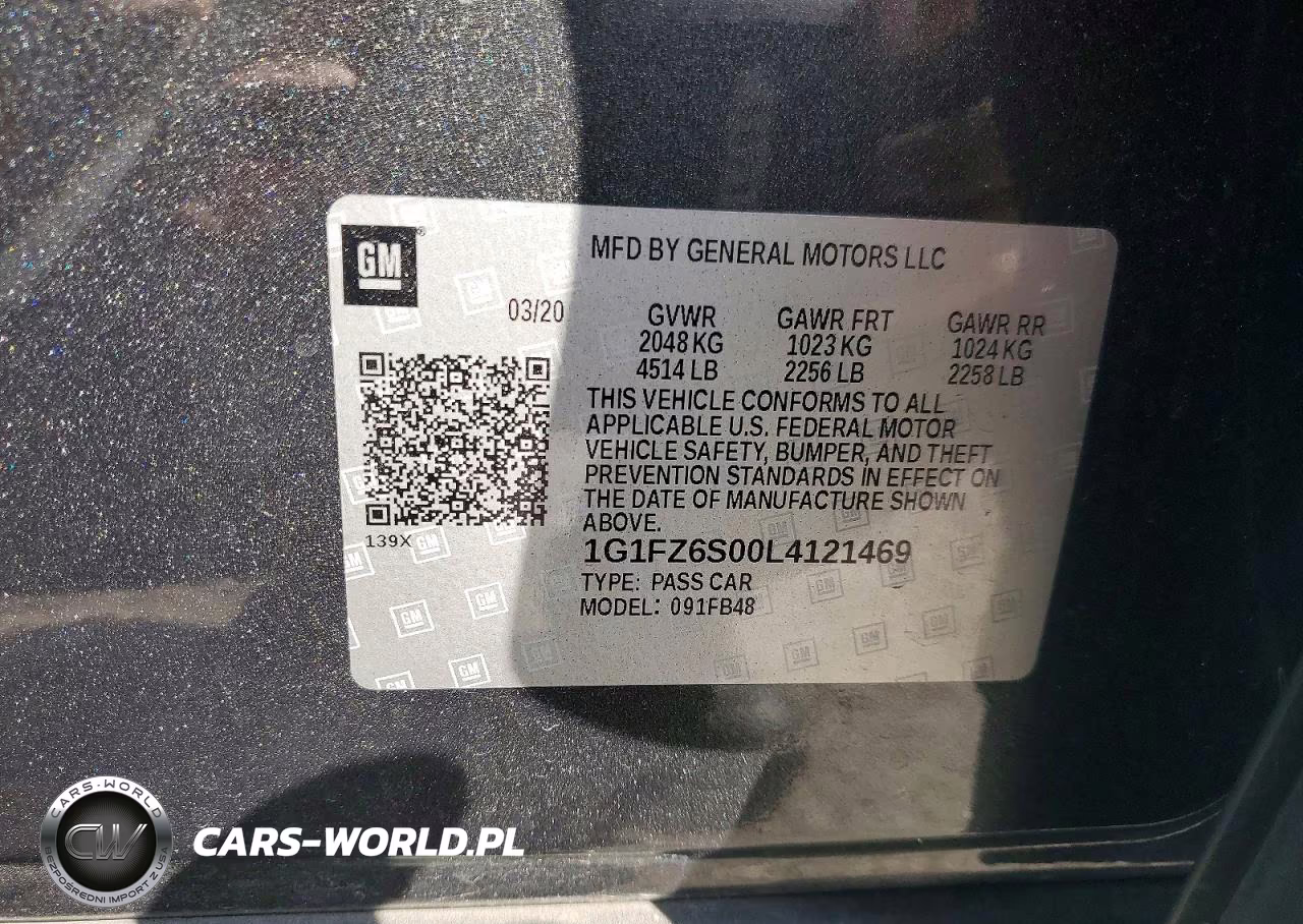 2020 Chevrolet Bolt Ev Premier VIN:1G1FZ6S00L4121469 - 13