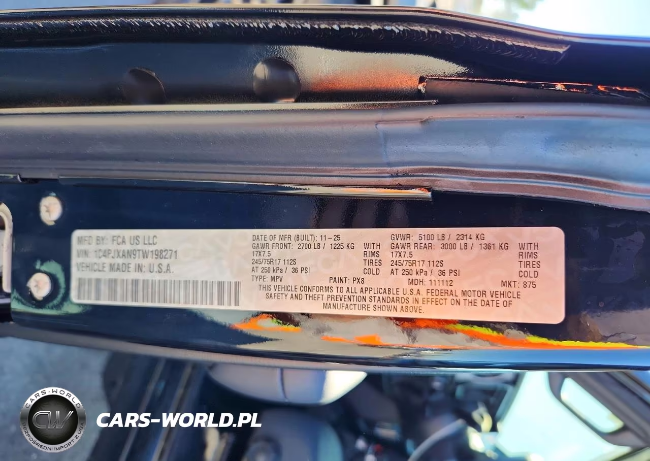 2026 Jeep Wrangler Sport VIN:1C4PJXAN9TW198271 - 12