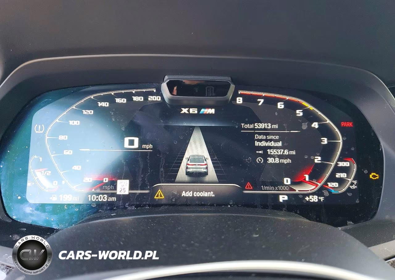 2022 BMW X6 M VIN:5YMCY0C02N9J90203 - 9