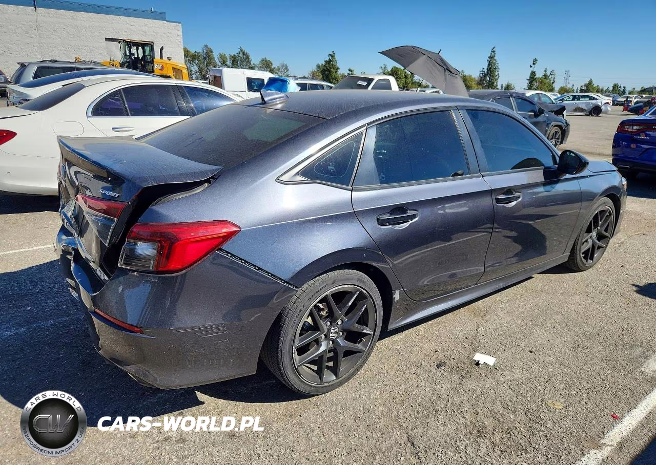 2022 Honda Civic Sport VIN:2HGFE2F59NH516808 - 3