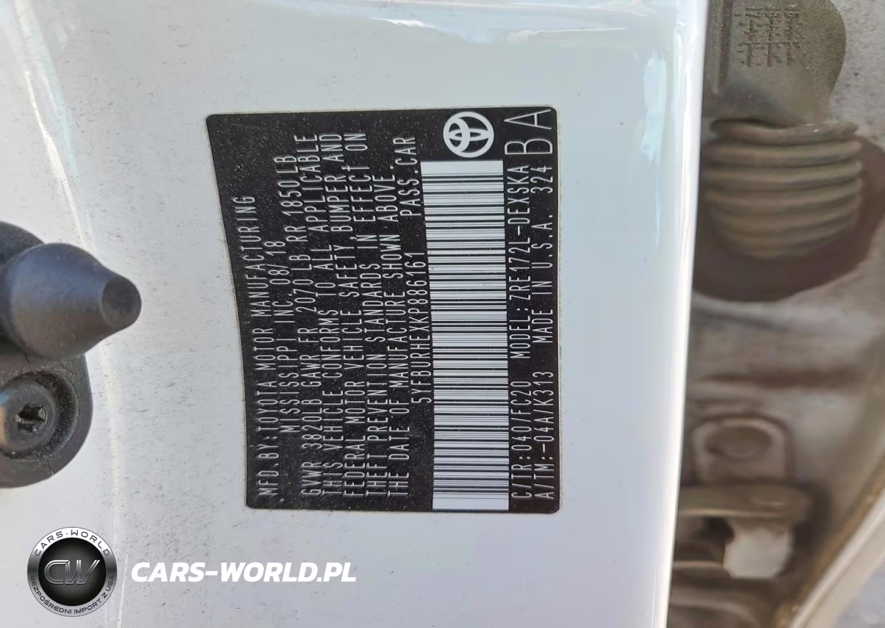 2019 Toyota Corolla Se VIN:5YFBURHEXKP886161 - 12