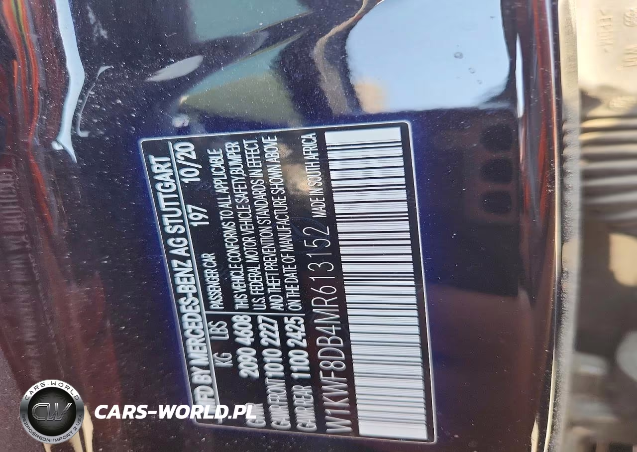 2021 Mercedes-Benz C 300 VIN:W1KWF8DB4MR613152 - 12