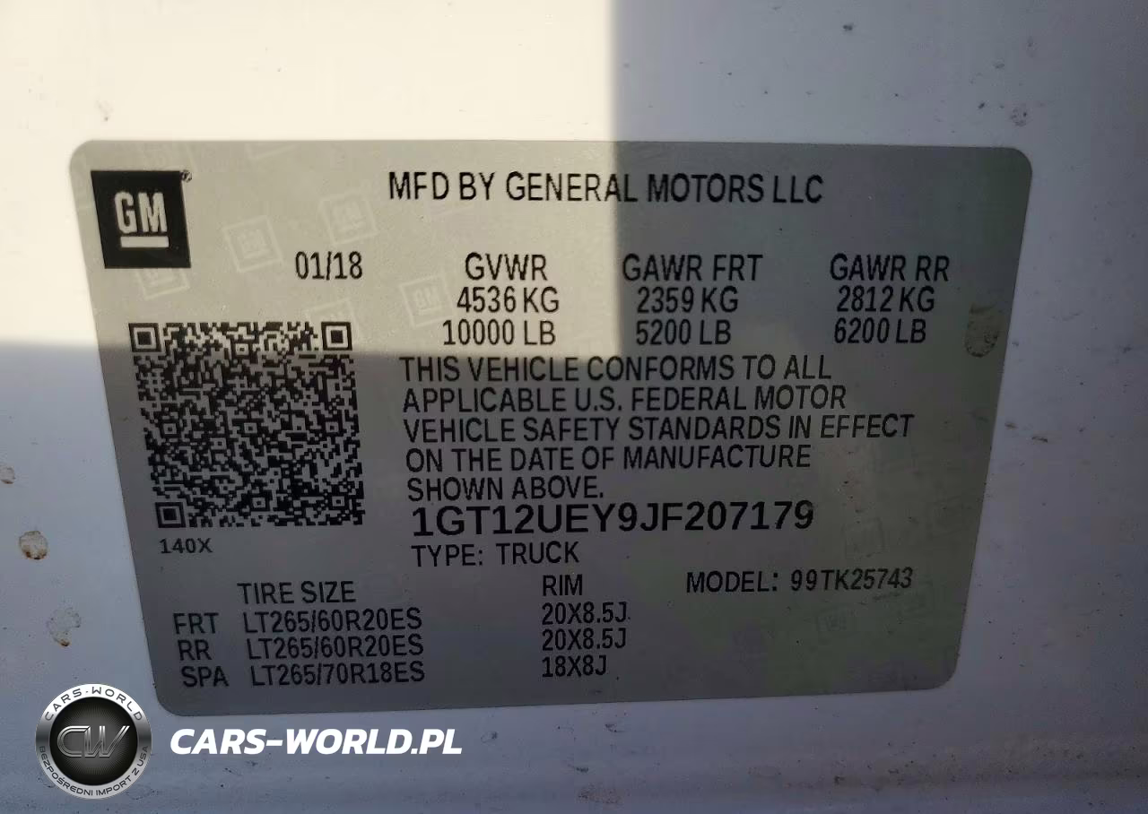 2018 GMC Sierra K2500 Denali VIN:1GT12UEY9JF207179 - 13