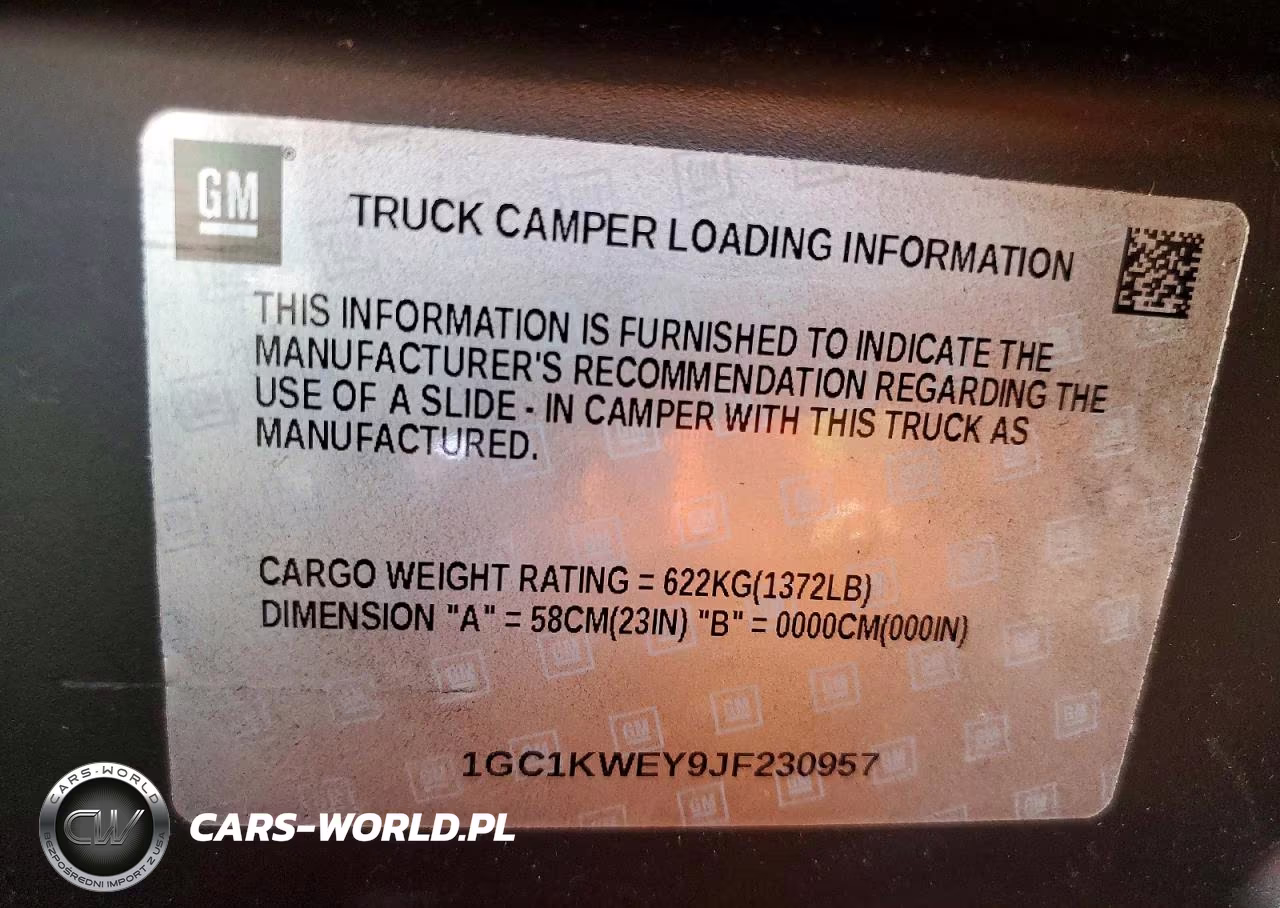 2018 Chevrolet Silverado K2500 Heavy Duty Ltz VIN:1GC1KWEY9JF230957 - 12