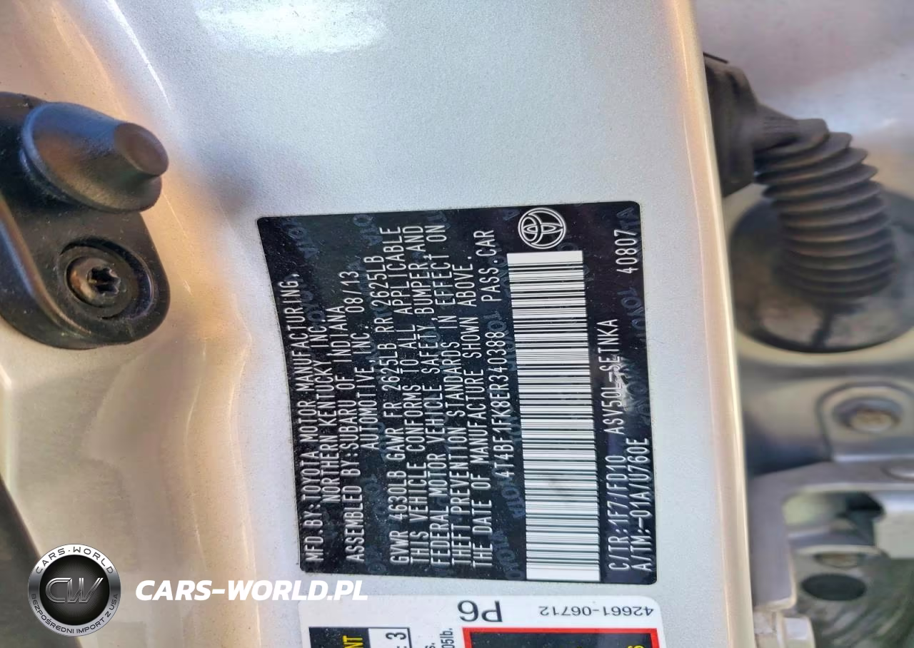 2014 Toyt Camry VIN:4T4BF1FK8ER340388 - 13