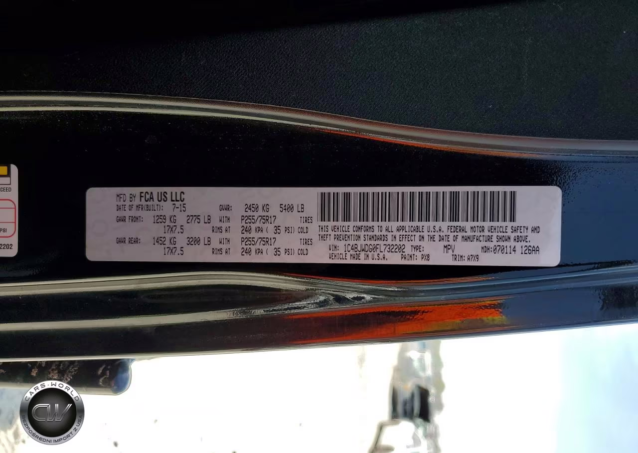 2015 Jeep Wrangler Unlimited Sport VIN:1C4BJWDG0FL732202 - 13
