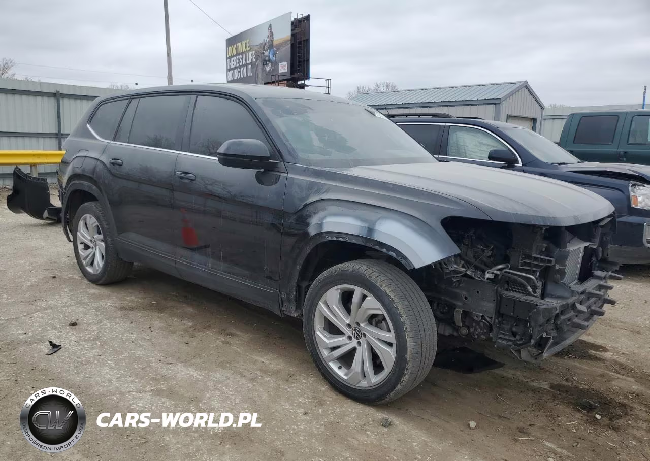 2021 Volkswagen Atlas Se VIN:1V2WR2CA3MC568519 - 4