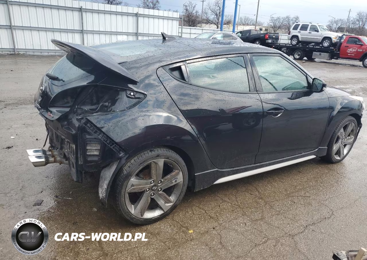 2014 Hyundai Veloster Turbo VIN:KMHTC6AEXEU198468 - 3