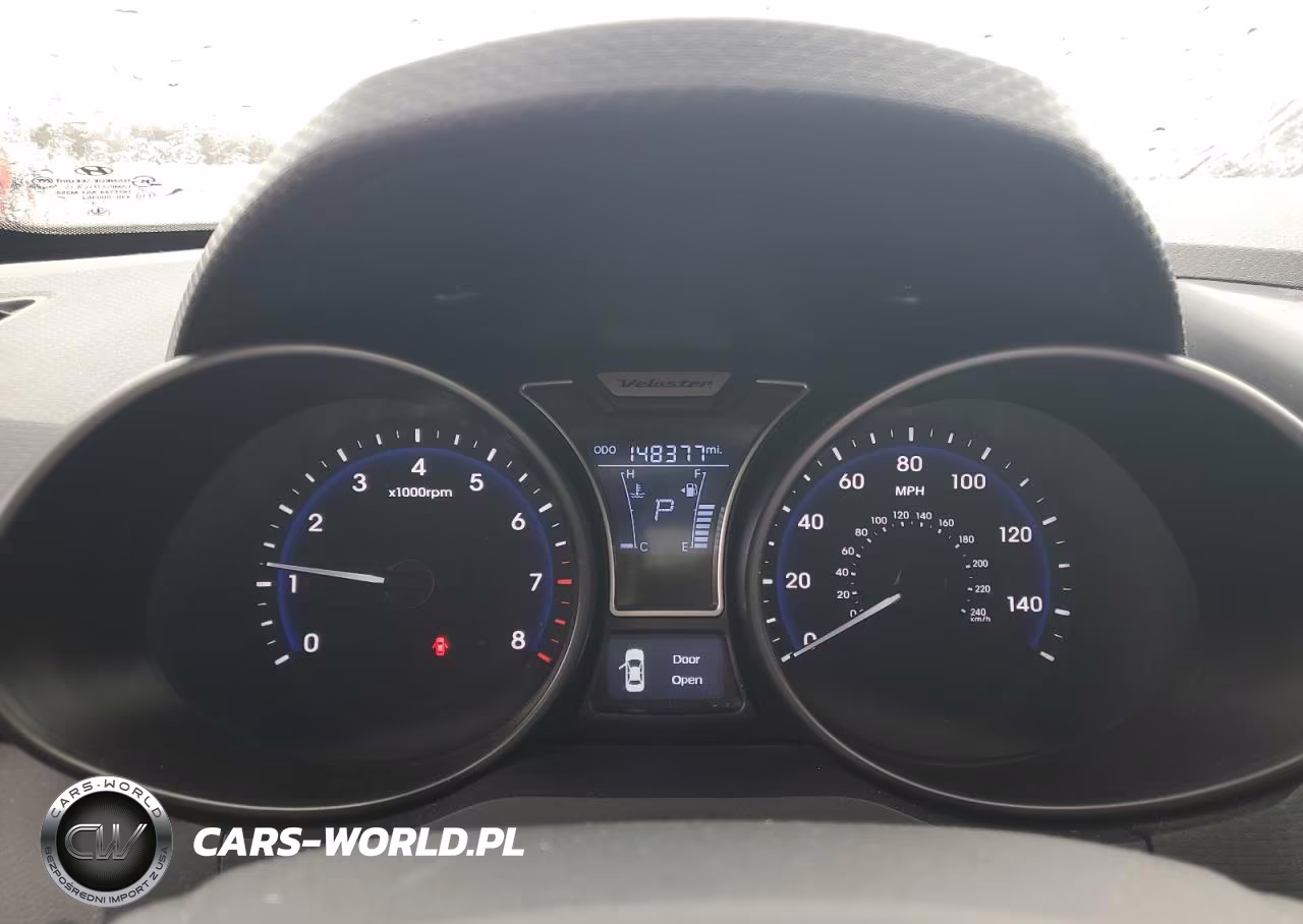 2014 Hyundai Veloster Turbo VIN:KMHTC6AEXEU198468 - 9