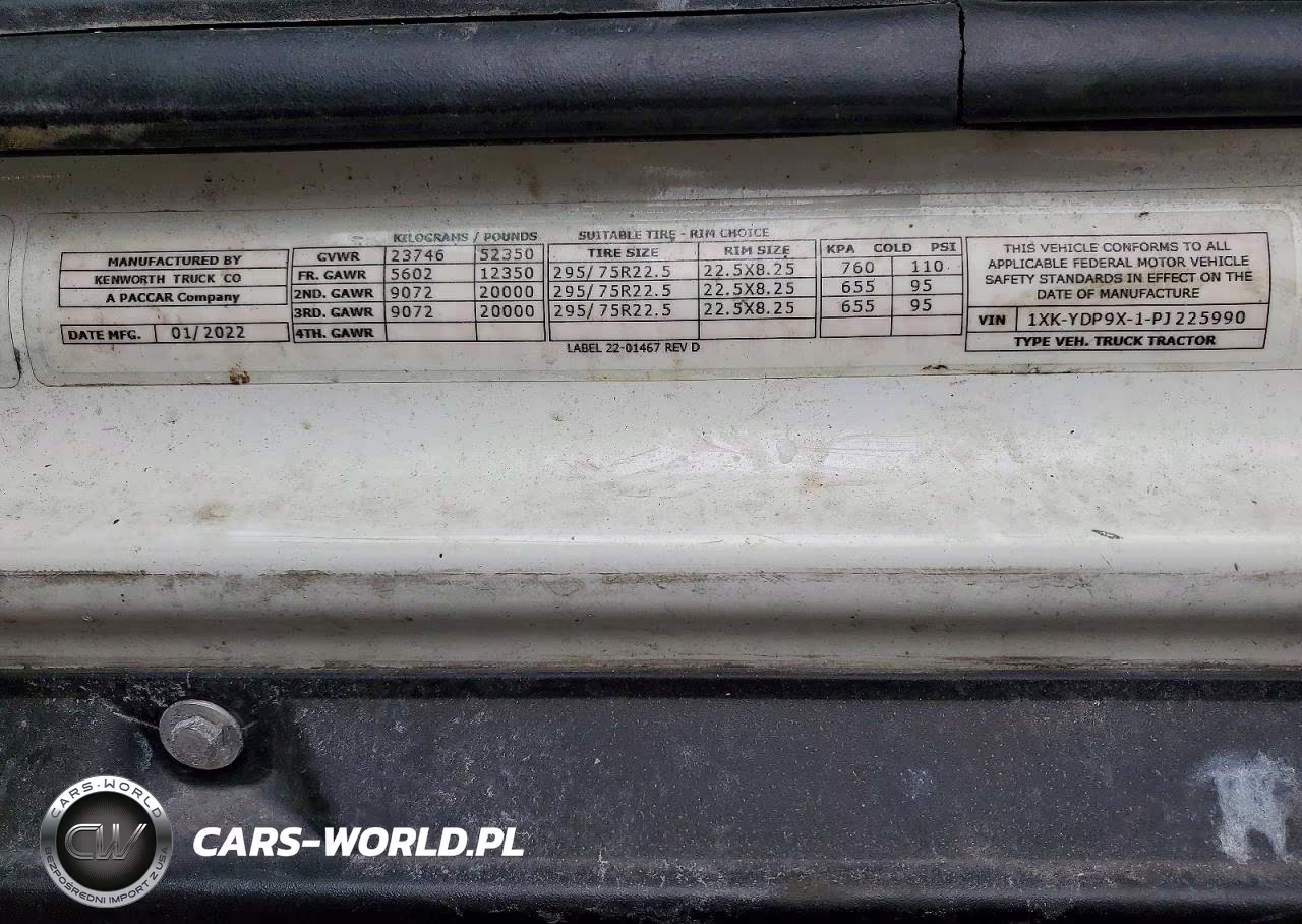 2023 Kenworth T680 Semi Truck VIN:1XKYDP9X1PJ225990 - 10
