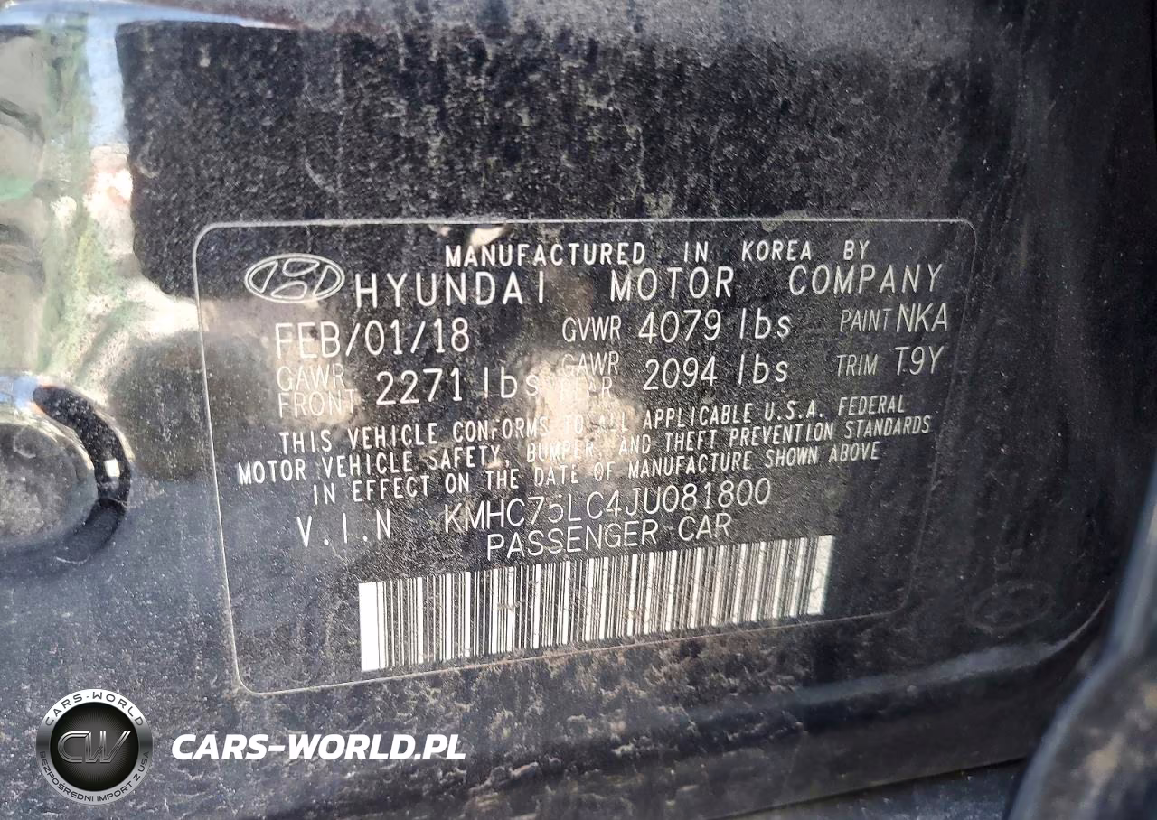 2018 Hyundai Ioniq Hybrid Sel VIN:KMHC75LC4JU081800 - 13