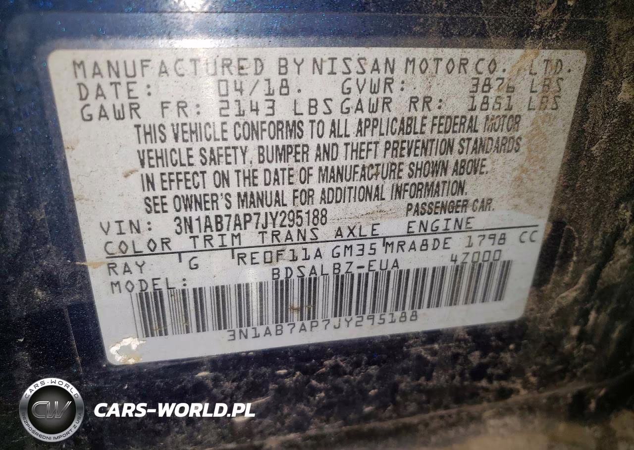 2018 Nissan Sentra S VIN:3N1AB7AP7JY295188 - 12
