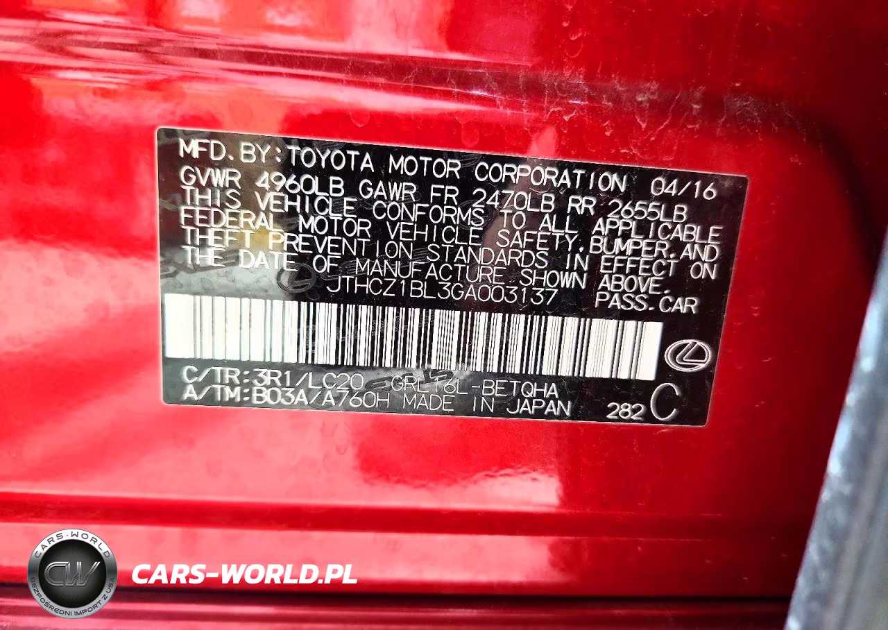 2016 Lexus Gs 350 Base VIN:JTHCZ1BL3GA003137 - 12