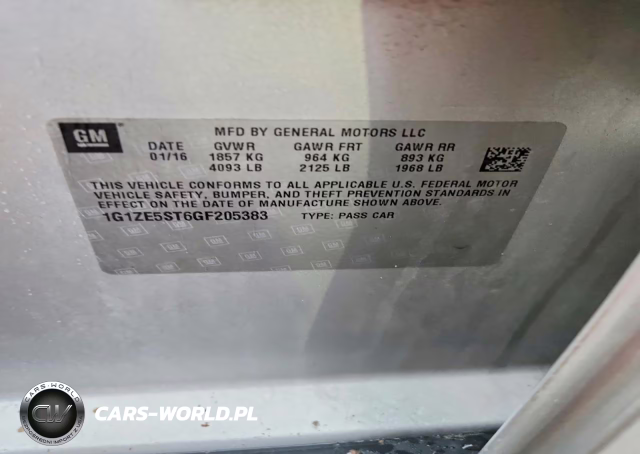 2016 Chevrolet Malibu Lt VIN:1G1ZE5ST6GF205383 - 12