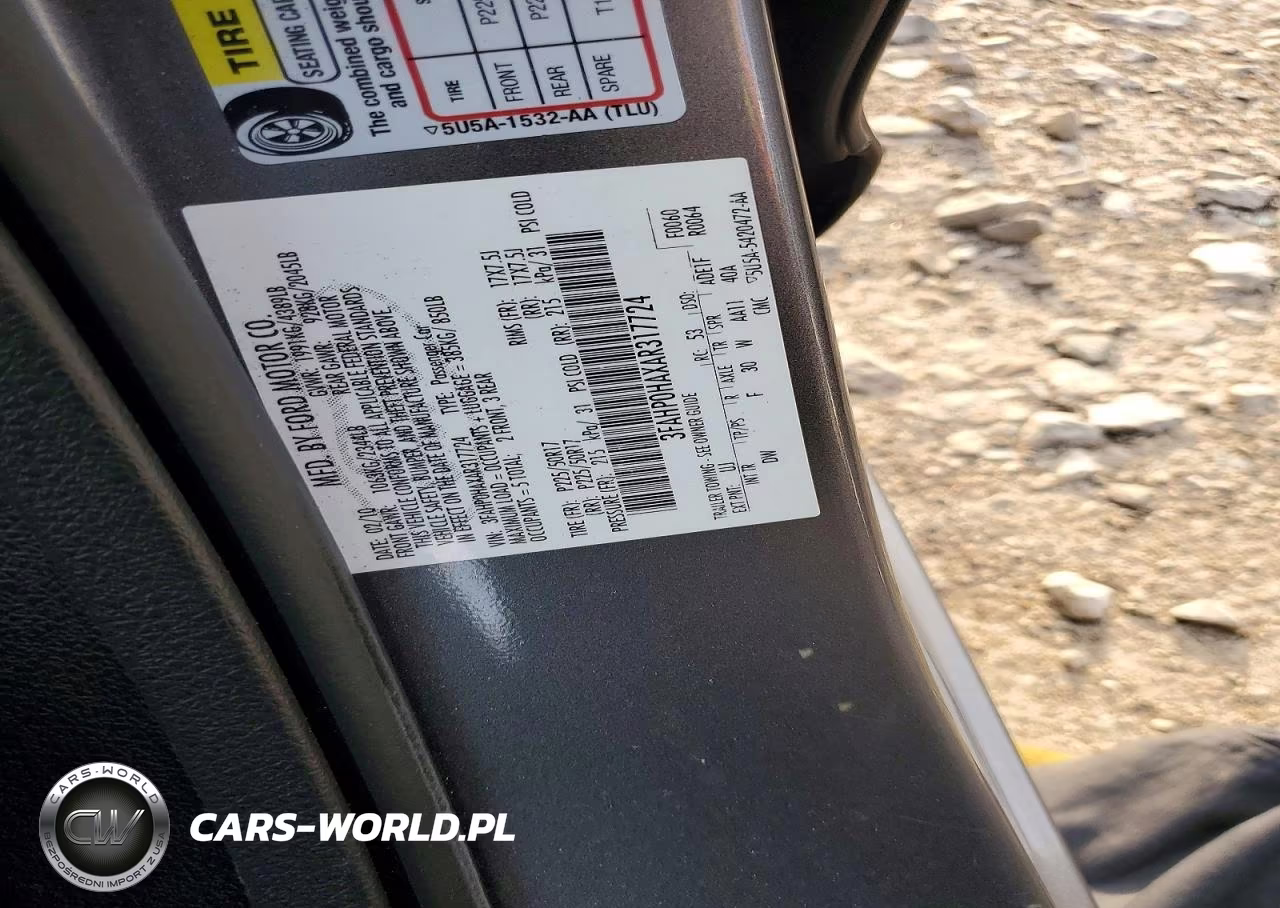 2010 Ford Fusion Se VIN:3FAHP0HAXAR317724 - 12