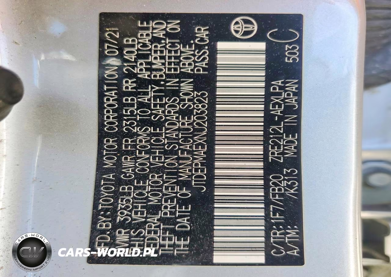 2022 Toyota Corolla Le VIN:JTDEPMAEXNJ203823 - 13