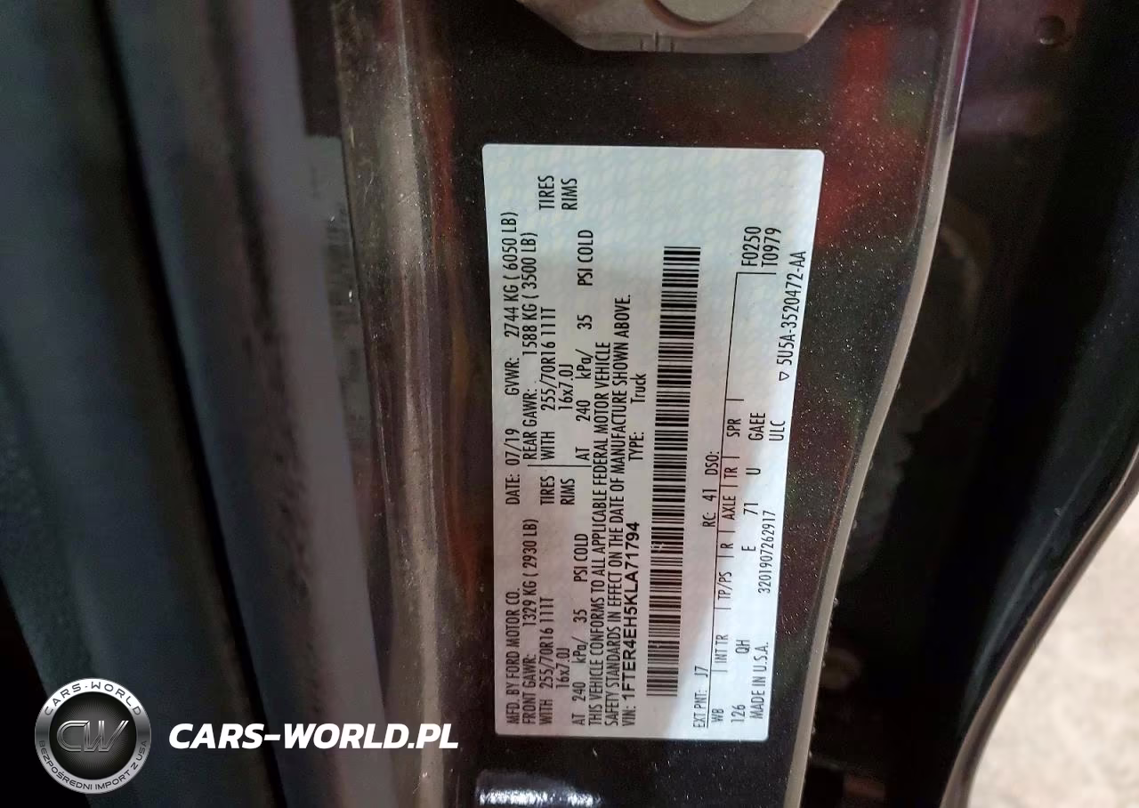 2019 Ford Ranger Xl VIN:1FTER4EH5KLA71794 - 12