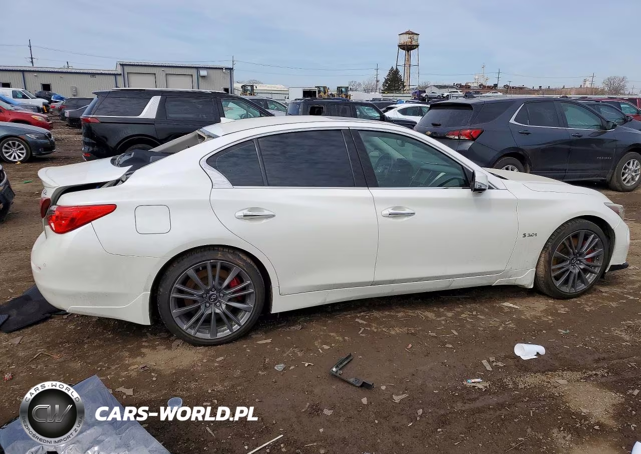 2017 Infiniti Q50 Red Sport 400 VIN:JN1FV7AP3HM851183 - 3