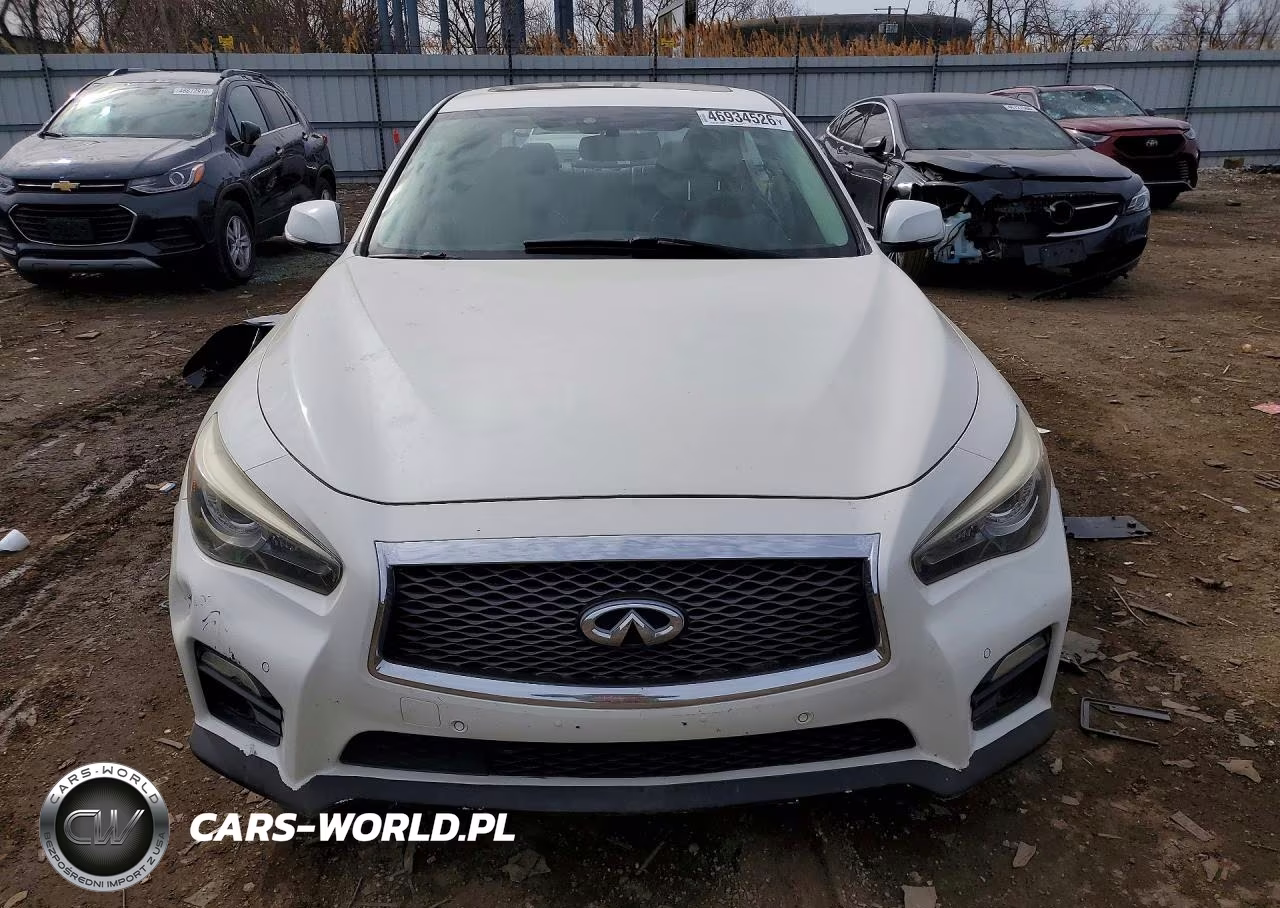 2017 Infiniti Q50 Red Sport 400 VIN:JN1FV7AP3HM851183 - 5