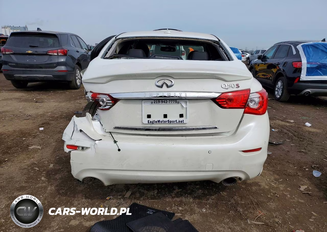 2017 Infiniti Q50 Red Sport 400 VIN:JN1FV7AP3HM851183 - 6