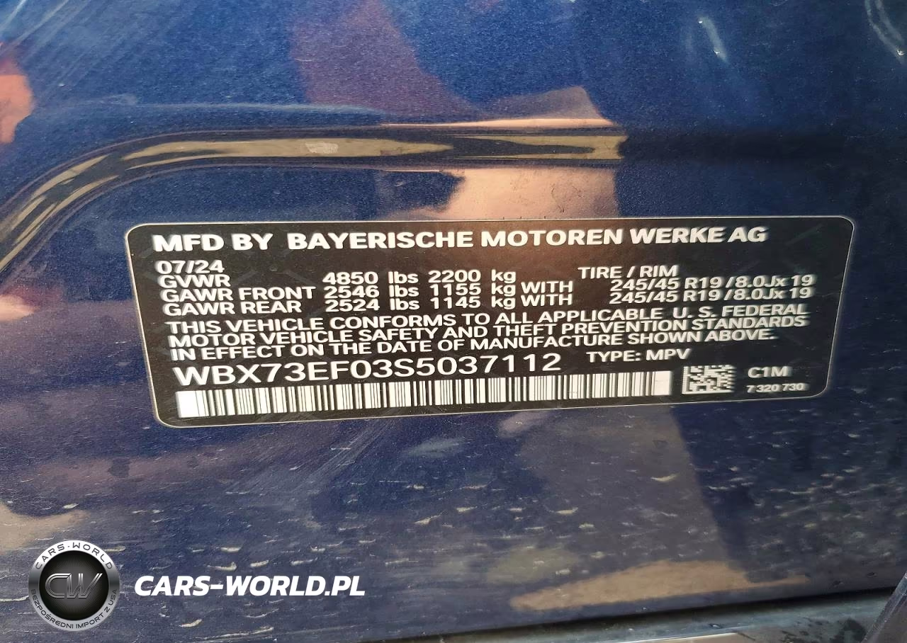 2025 BMW X1 xDrive28I VIN:WBX73EF03S5037112 - 14