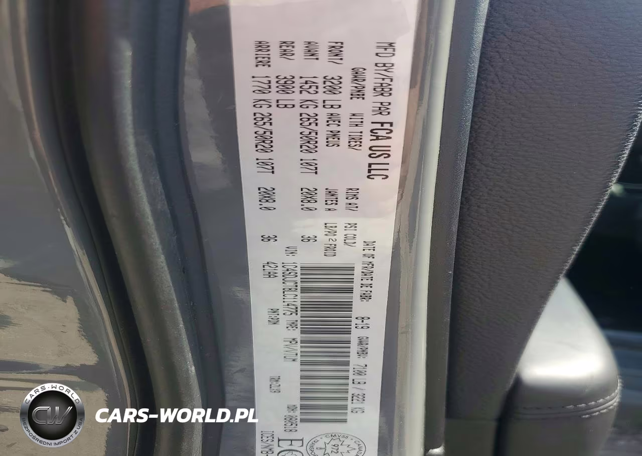 2020 Dodge Durango R-T VIN:1C4SDJCT8LC114775 - 13