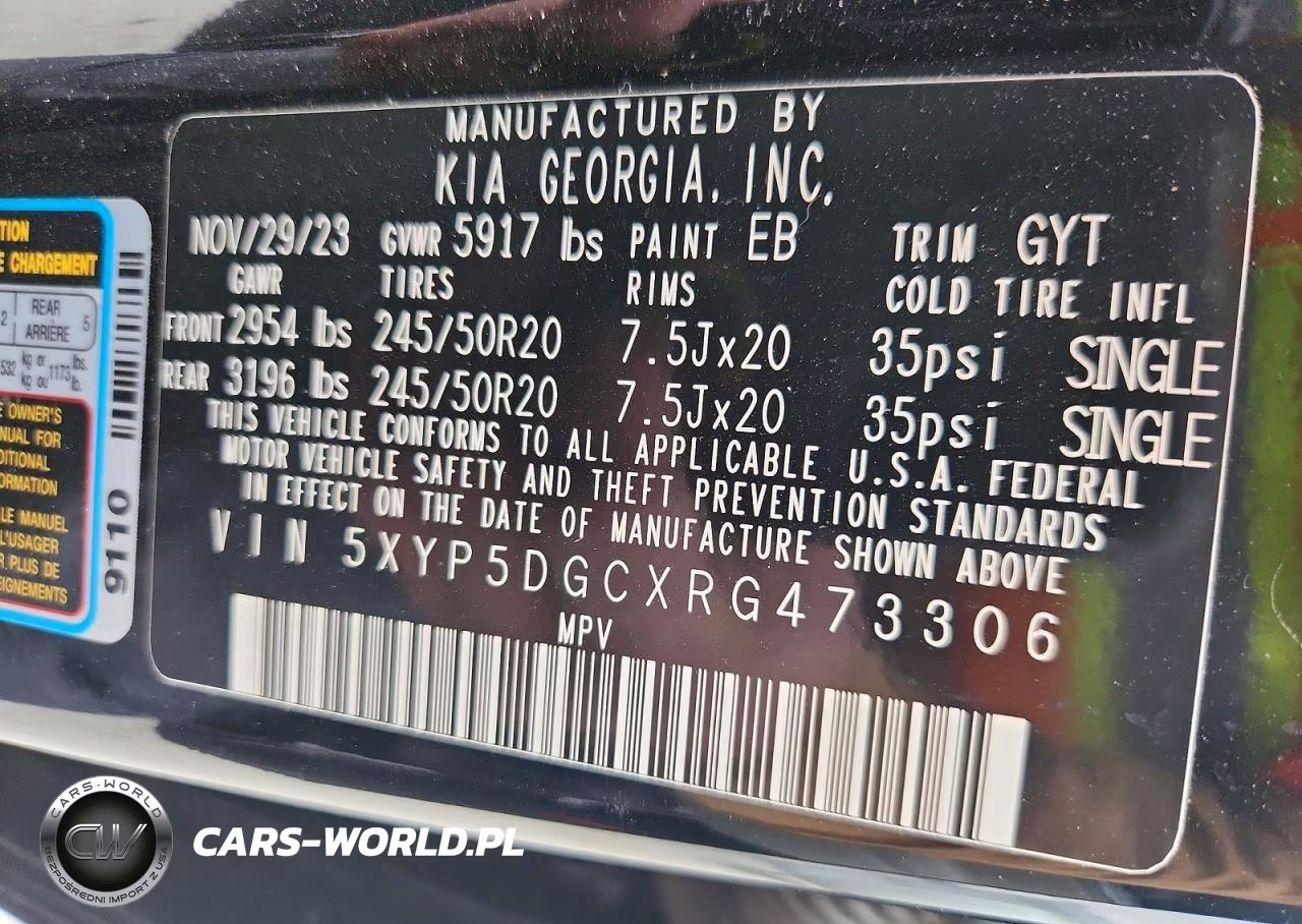 2024 Kia Telluride Sx-Prestige VIN:5XYP5DGCXRG473306 - 13