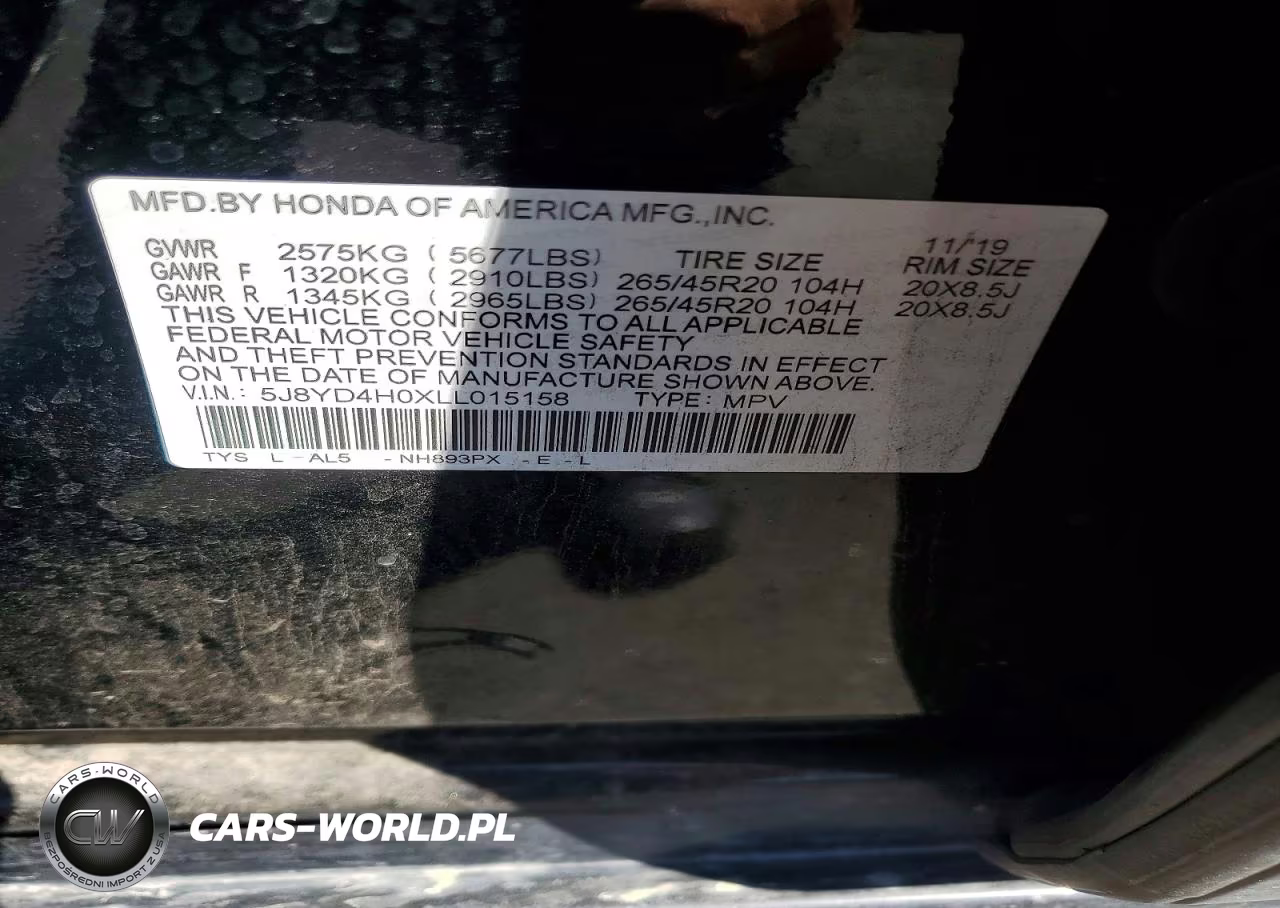 2020 Acura Mdx A-Spec VIN:5J8YD4H0XLL015158 - 13