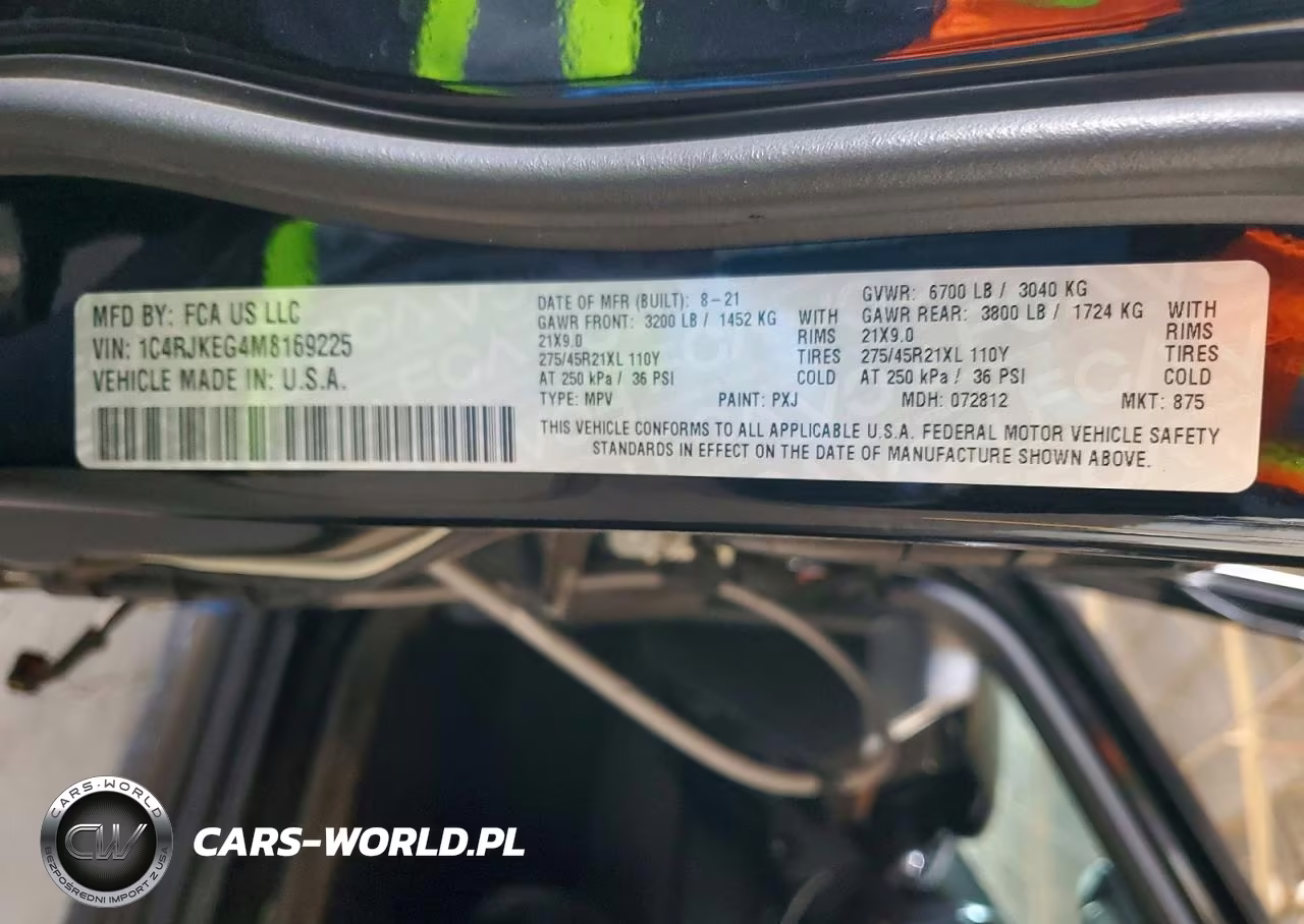 2021 Jeep Grand Cherokee L Summit VIN:1C4RJKEG4M8169225 - 14