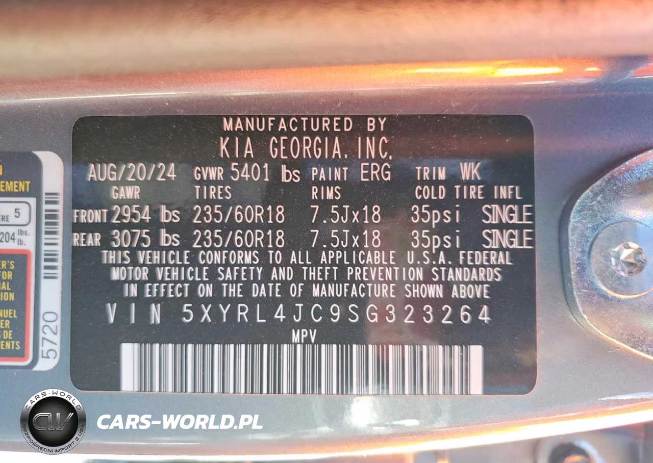 2025 Kia Sorento S VIN:5XYRL4JC9SG323264 - 13