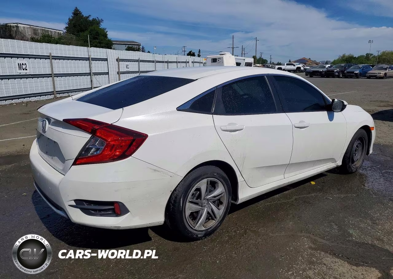 2020 Honda Civic Lx VIN:2HGFC2F67LH538396 - 3