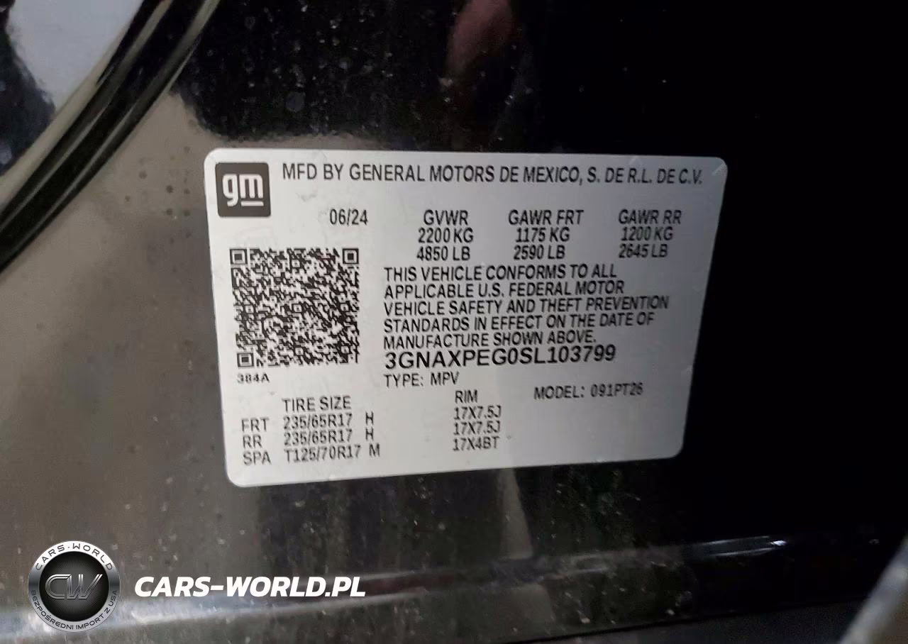 2025 Chevrolet Equinox Lt VIN:3GNAXPEG0SL103799 - 14