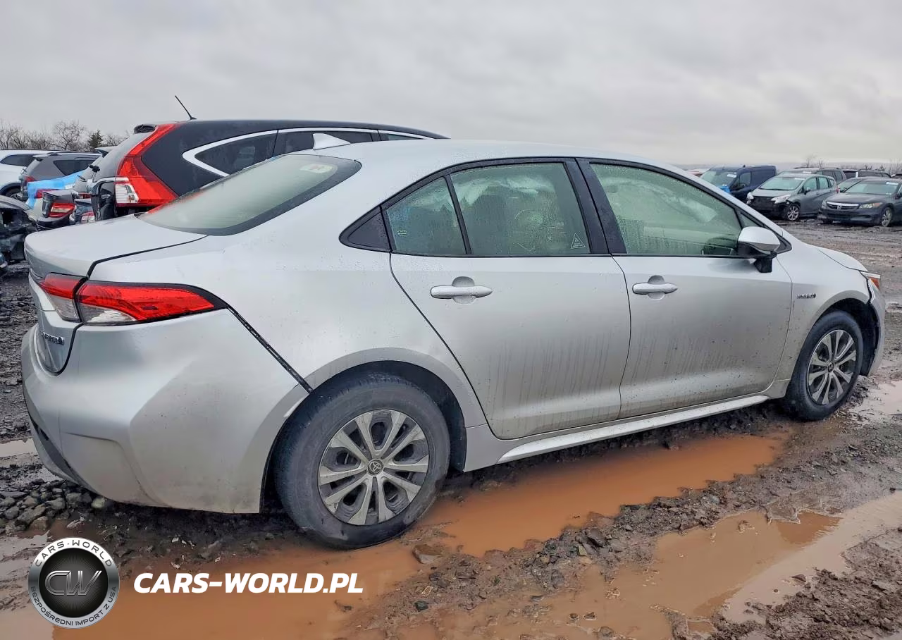2022 Toyota Corolla Hybrid Le VIN:JTDEAMDE6NJ049933 - 3