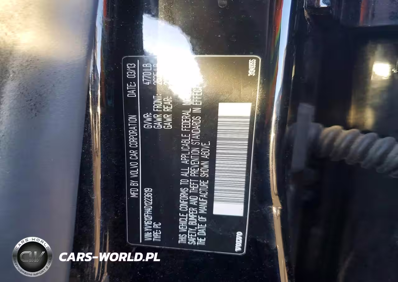 2013 Volvo S60 T5 VIN:YV1612FH4D1223619 - 12