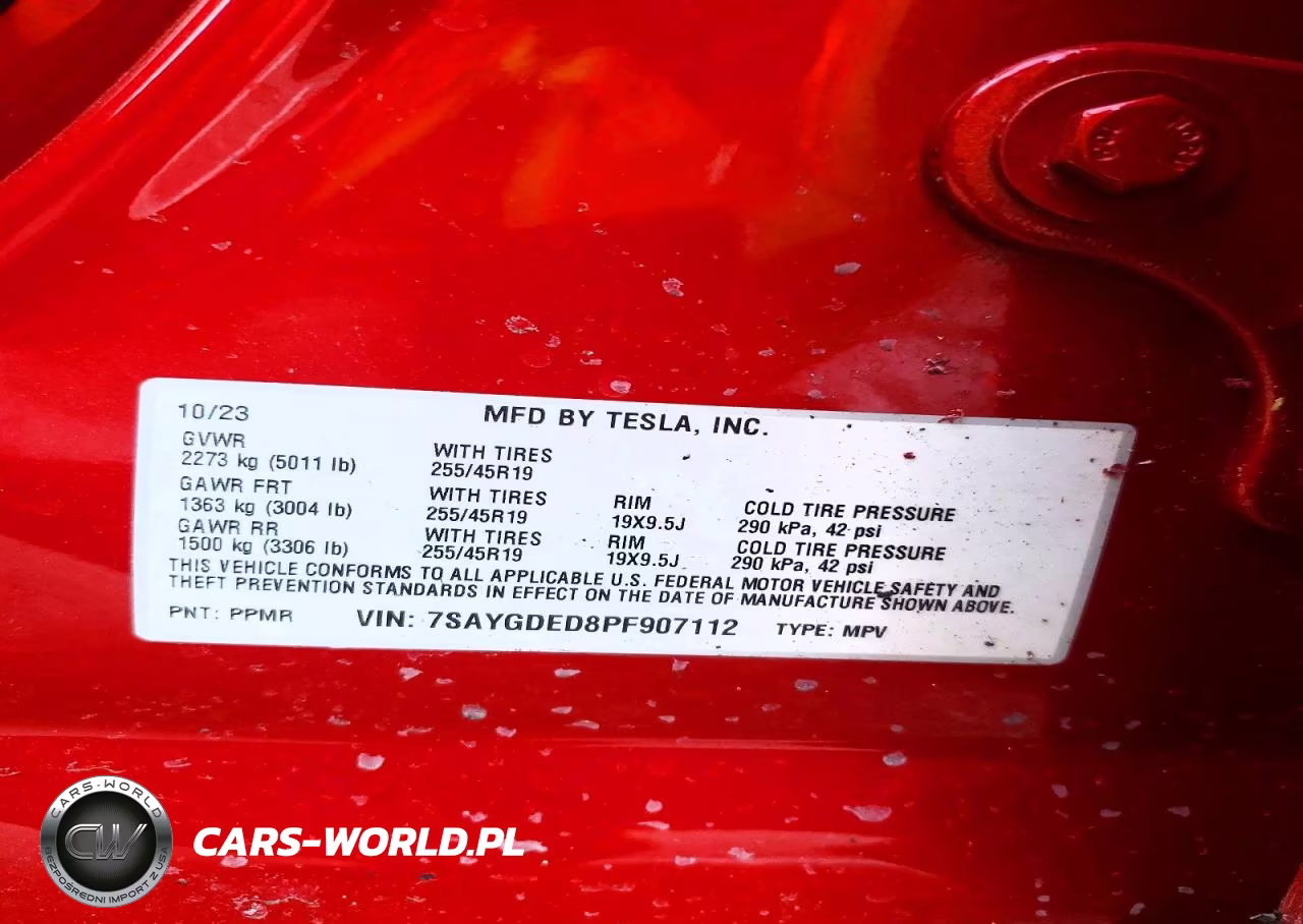 2023 Tesla Model Y VIN:7SAYGDED8PF907112 - 12