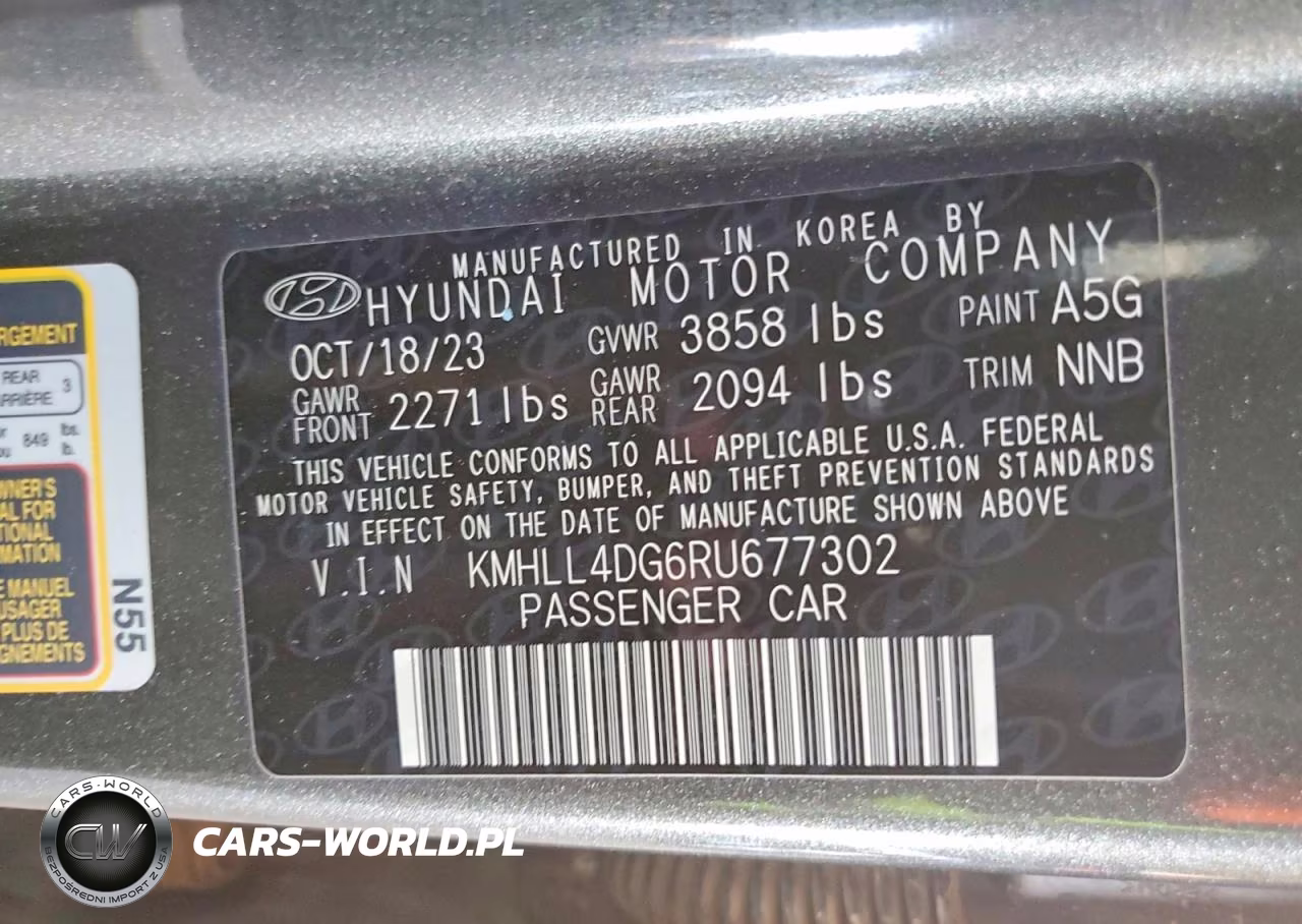 2024 Hyundai Elantra Se VIN:KMHLL4DG6RU677302 - 12