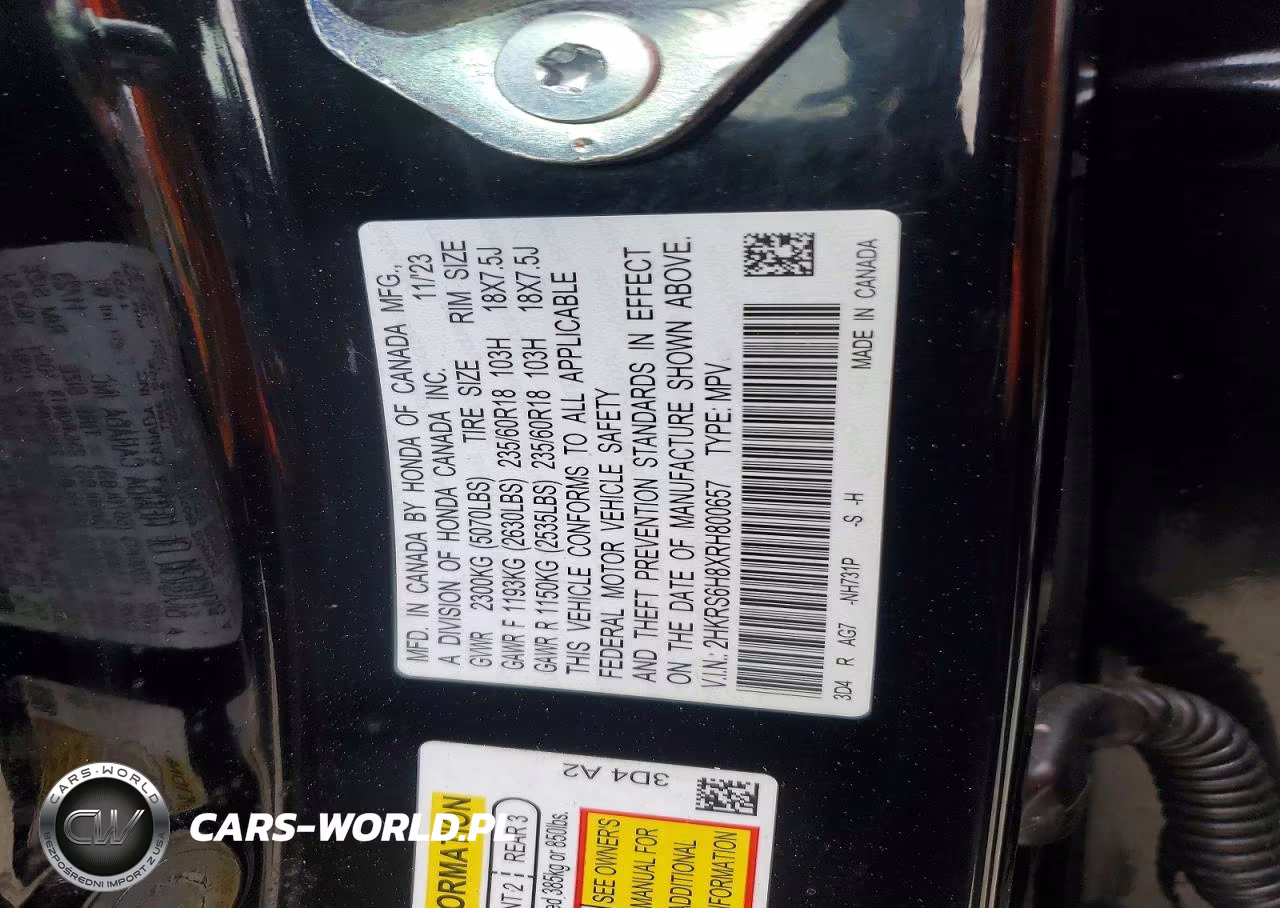 2024 Honda Cr-V Sport-L VIN:2HKRS6H8XRH800657 - 13