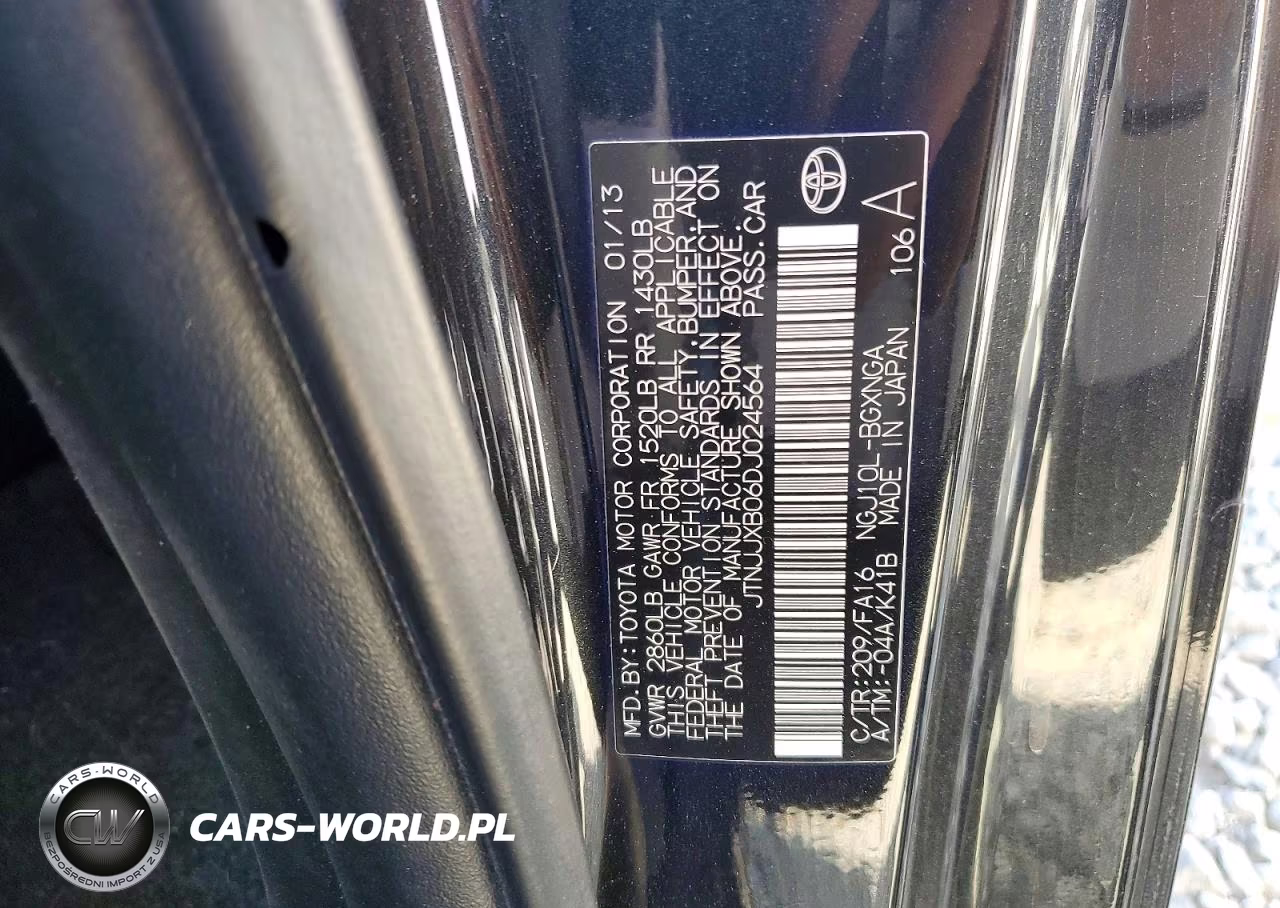 2013 Scion Iq Base VIN:JTNJJXB06DJ024564 - 12
