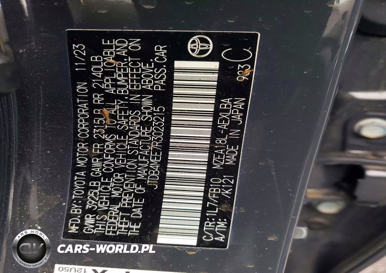 2024 Toyota Corolla Le VIN:JTDB4MEE7R3023215 - 12