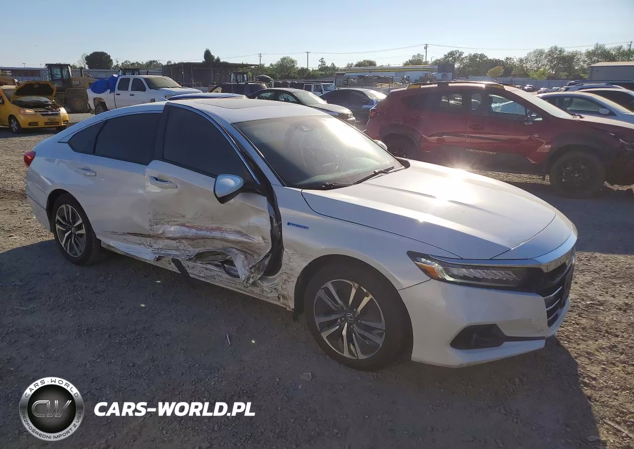 2021 Honda Accord Hybrid Ex VIN:1HGCV3F4XMA021384 - 4